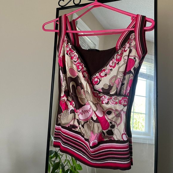 Silk Knit Tank Top - Picture 1 of 8